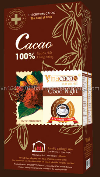 Vietnam 100% Natural Cacao Powder 150Gr for Night FMCG products Good Price