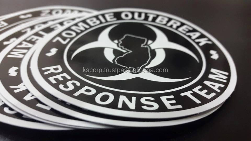 KS-67 Custom Half tone Funny SCREEN PRINTING VINYL STICKERS 2016