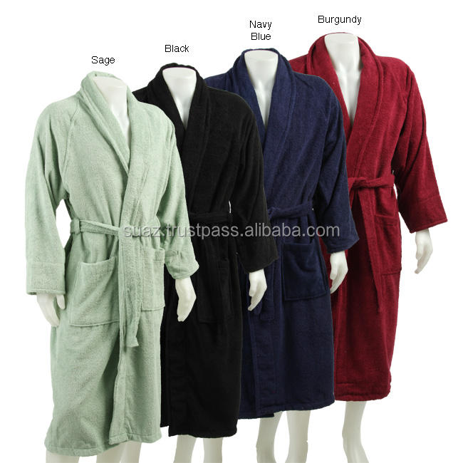 plus size towelling bathrobe