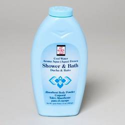 BODY POWDER AFTER SHOWER 13 OZ COOL WATER #206