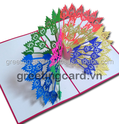 Electric Guitar music instrument Birthday Good Luck Greetings card 3d pop up card