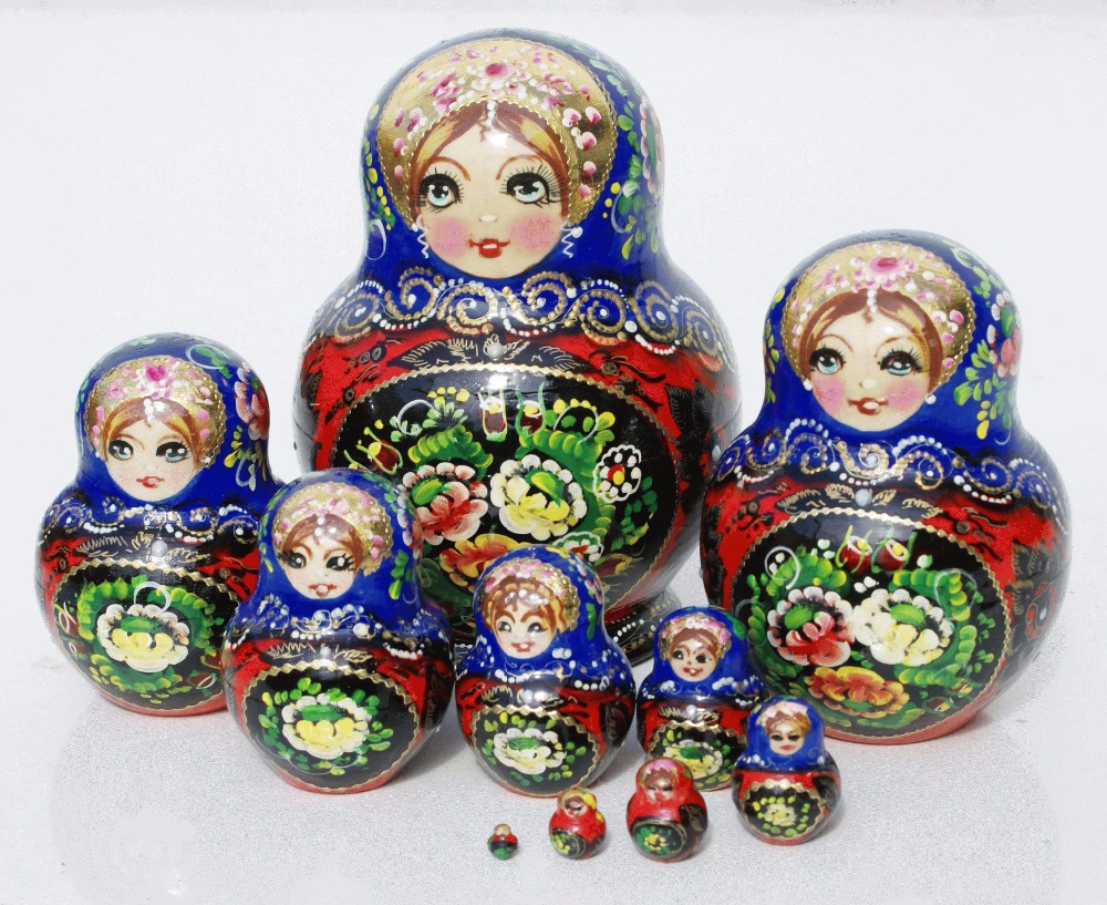 giraffe nesting dolls