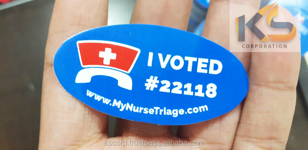 KS-67 Customise High Quality PVC Vinyl UV Laminated full color printed Label stickers