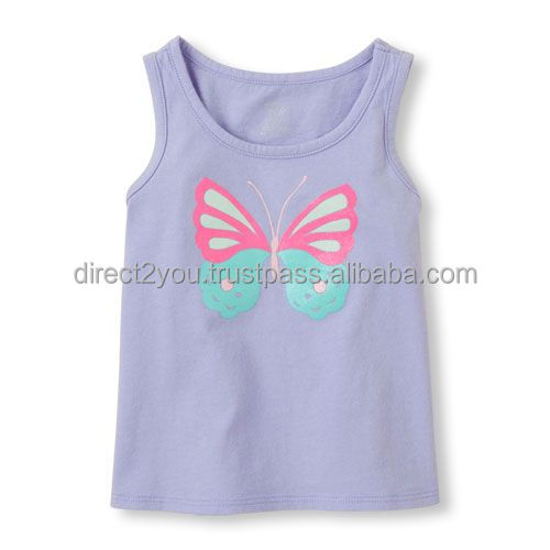 Майка из фиолетового хлопка