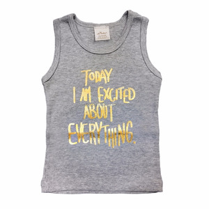 Новый стиль, детская Милая одежда со знаком, летние хлопковые майки без рукавов, топы для малышей