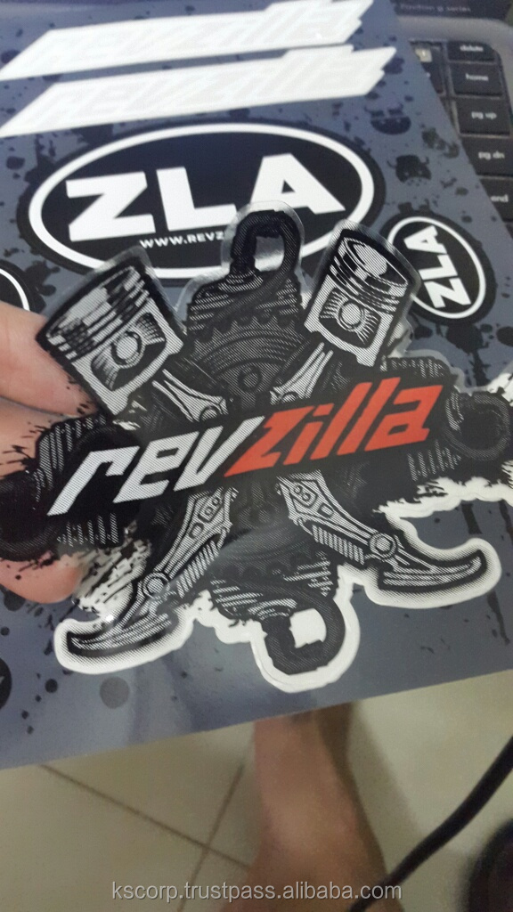 KS-67 Custom Half tone Funny SCREEN PRINTING VINYL STICKERS 2016