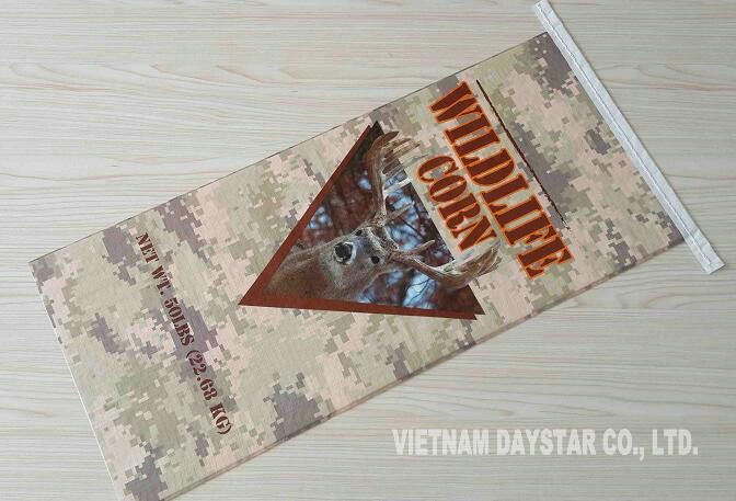 BOPP laminated woven bags, Rice bags, Feed bags, Bird food bags, Horse food bags, Pet food bags, made in Vietnam