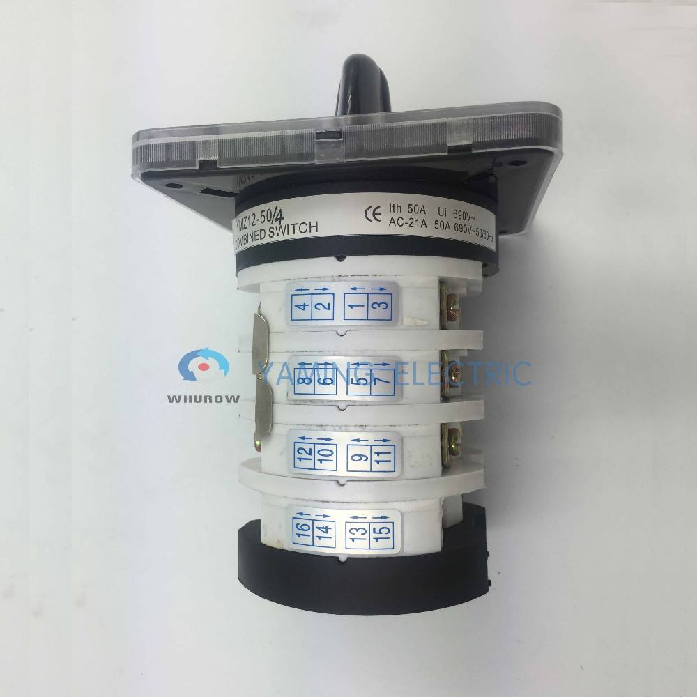 LW26GS-20/10 南京錠カムスイッチパネル 電源ロータリー切替 40端子ネジ ON-OFF 2P LW26GS 電気切替セレクター 3極 20A 2ポジション オン/オフ パネルアイソレーター ロータリーカムスイッチ 南京錠付き