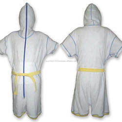 One piece ladies beach suit, Towel fabric, cotton made