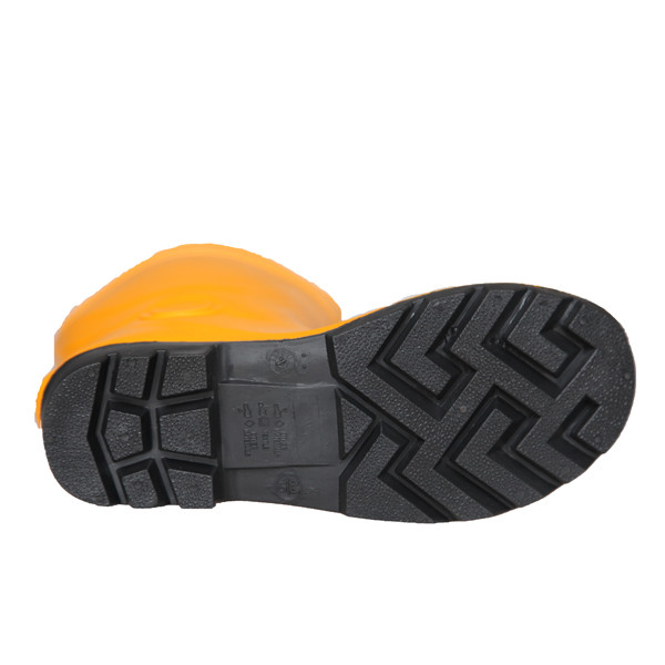 CE Certified Steel Toe Yellow PVC Safety Boots