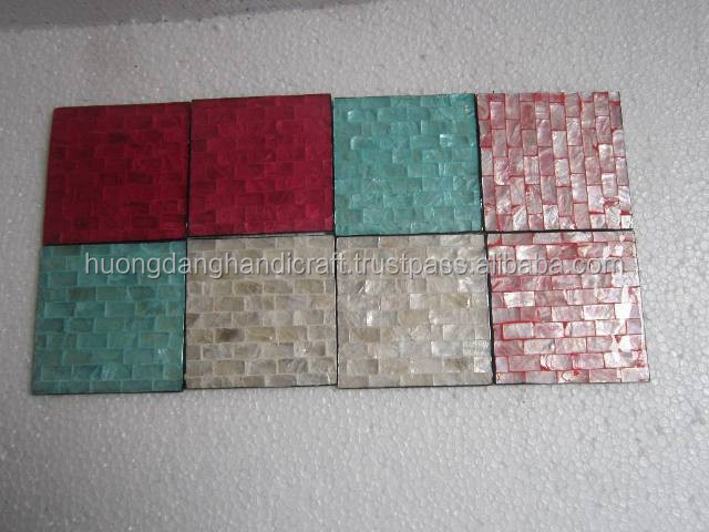 Wholesale stock bamboo coasters for coffee tea cup
