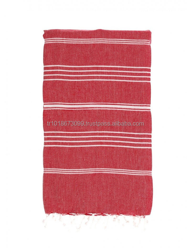 Turkish Peshtemal Beach Towel, 100% Cotton, Hammam