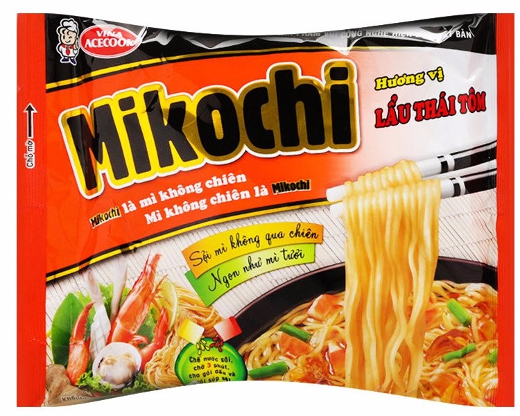 Vietnamese Whosale Mikochi instant noodles Pork ribs 80 gr