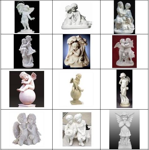 Sleeping baby angel stone statue DSF-TT024