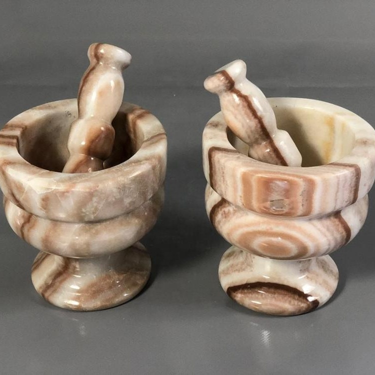 Высококачественные Натуральные ископаемые ступки ручной работы