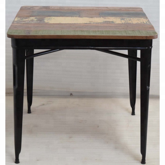 Новая модная промышленная металлическая восстановленная деревянная столешница для кафе, ресторана, бара