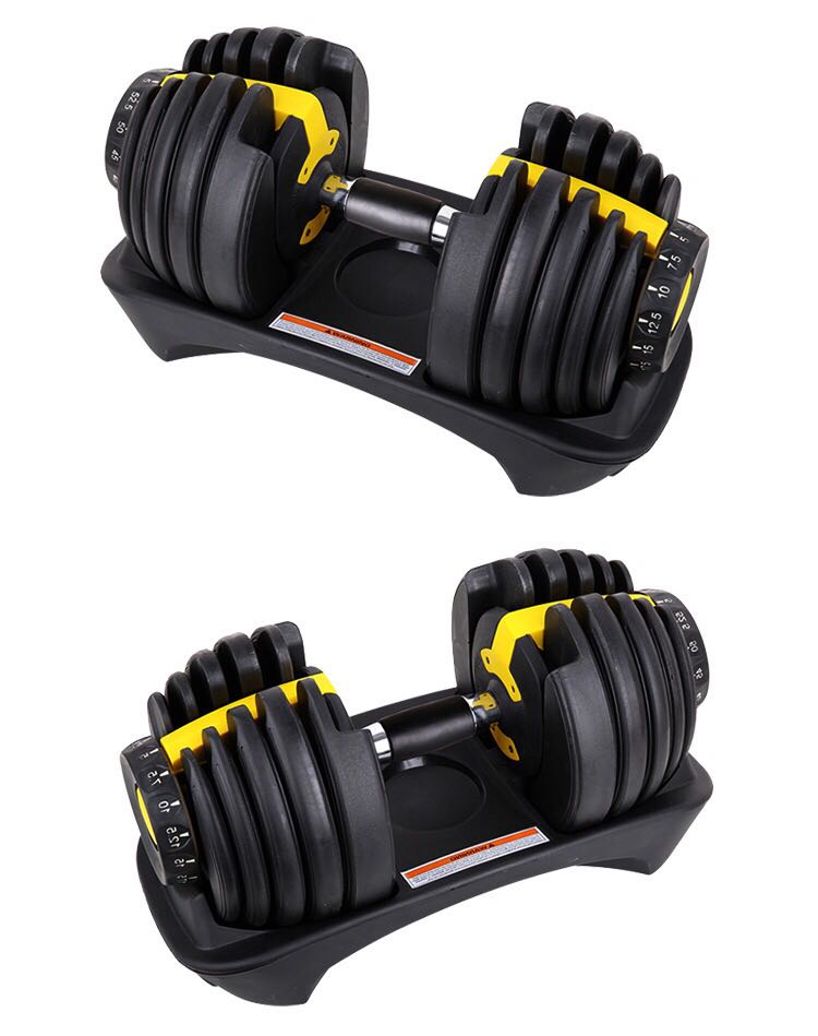 Gym Fitness Adjustable Dumbbell And Dumbbell Weight Set