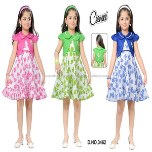 frock with jacket for girls
