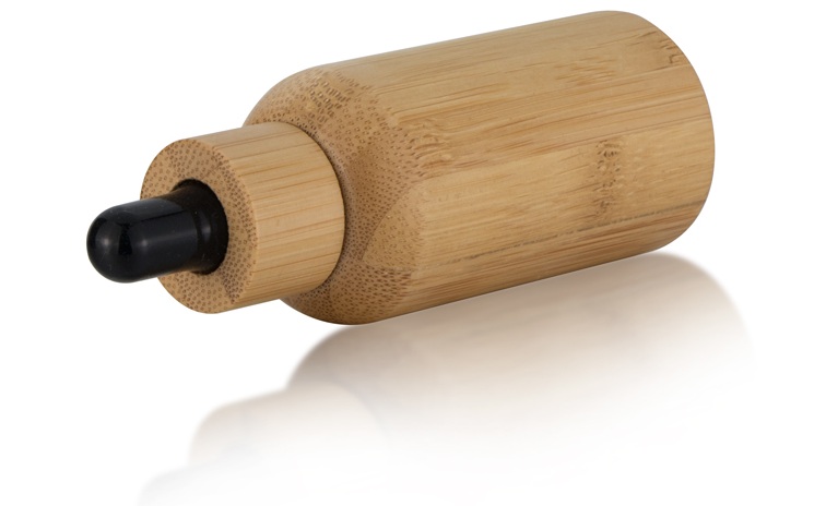 Hot Sale Unique Luxury Bamboo Dropper Bottle  Eyelash Serum Essential Oil Bamboo Bottle With Dropper