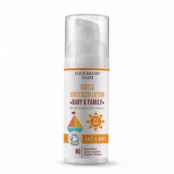 Organic Sunscreen Lotion 30 SPF Natural Product | Private Label | Wholesale | Bulk | Made In EU