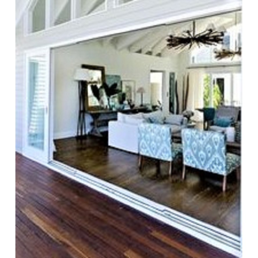 باب ألومونيوم جرّار فاصل حراري عالي الجودة لشرفة الشرفة