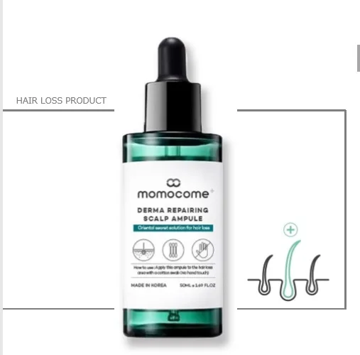 MOMOCOME DERMA PEPARING AMPULE для кожи головы-средство против выпадения волос