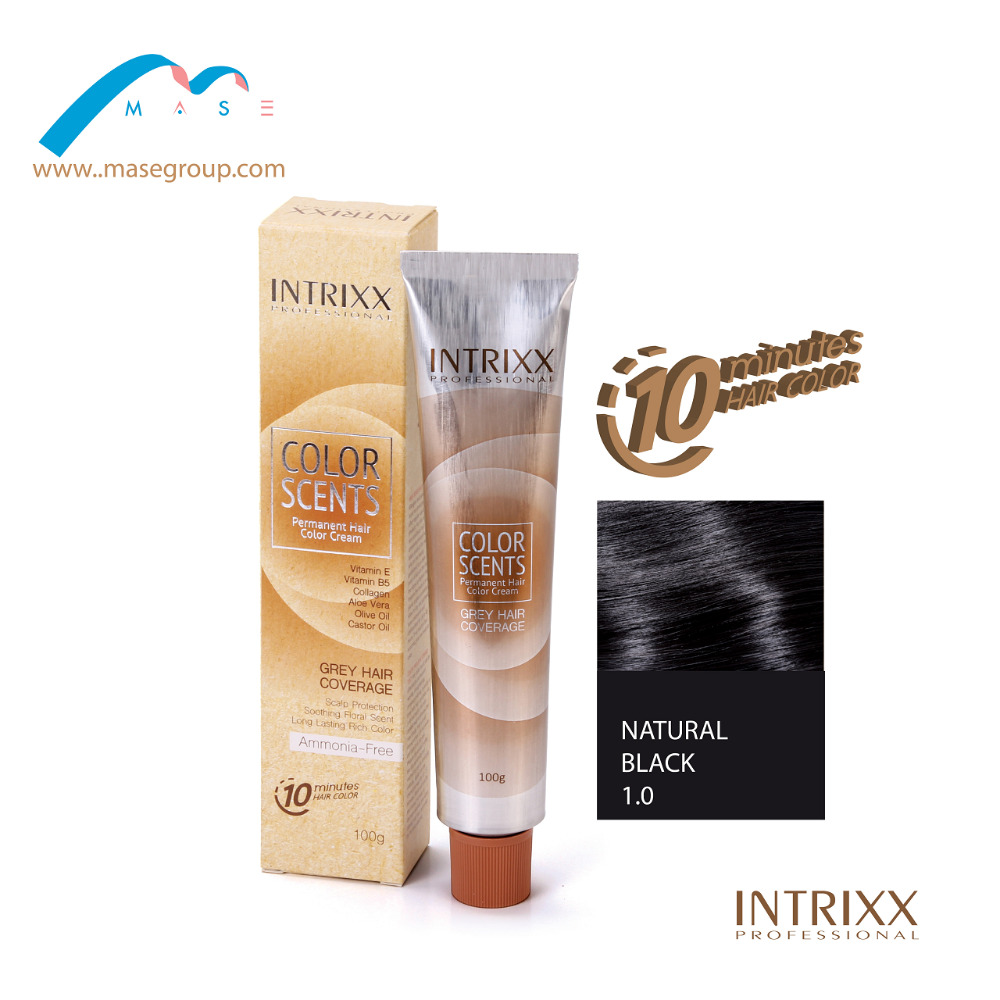 Intrixx Professional 10 Minutes Ammonia Free Color Scents Natural