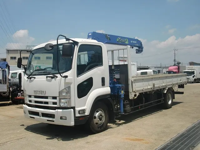 Cargo Camio<i></i>nes Camio<i></i>neta Used Japan ISUZU Good Co<i></i>ndition Crane Truck