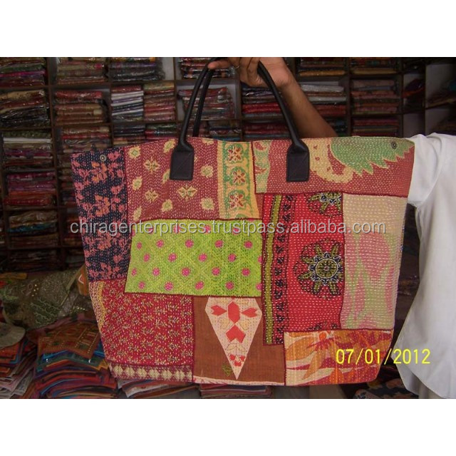 designer quilted tote bags