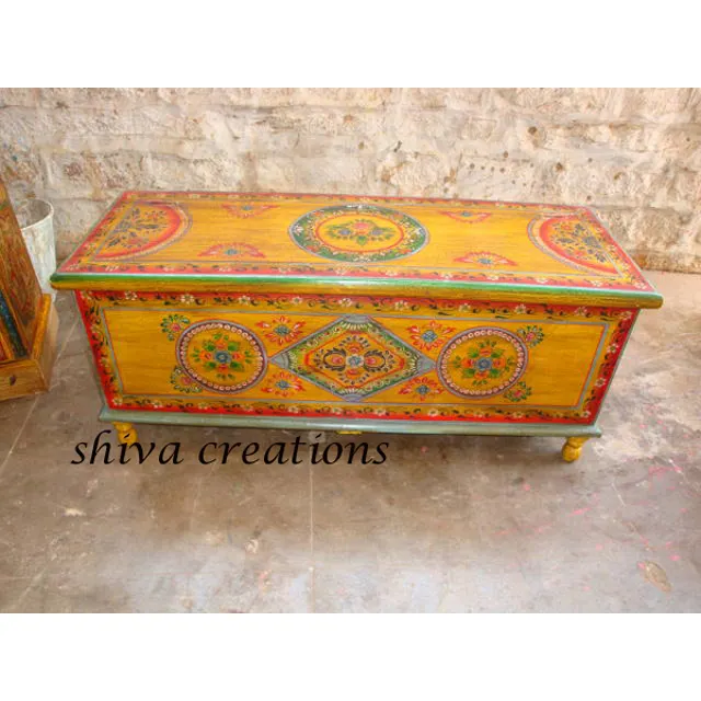 hand painted toy boxes