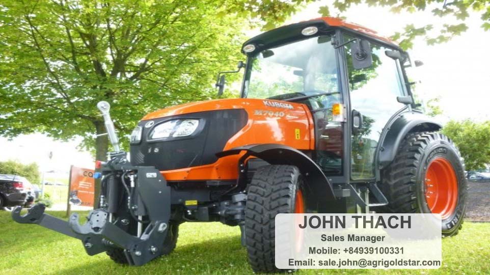 Kubota M7040 Tractor Best price- Engine net power 71 HP