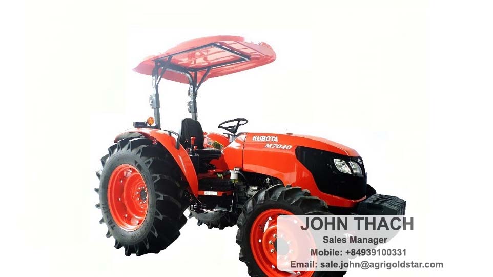 Kubota M7040 Tractor Best price- Engine net power 71 HP