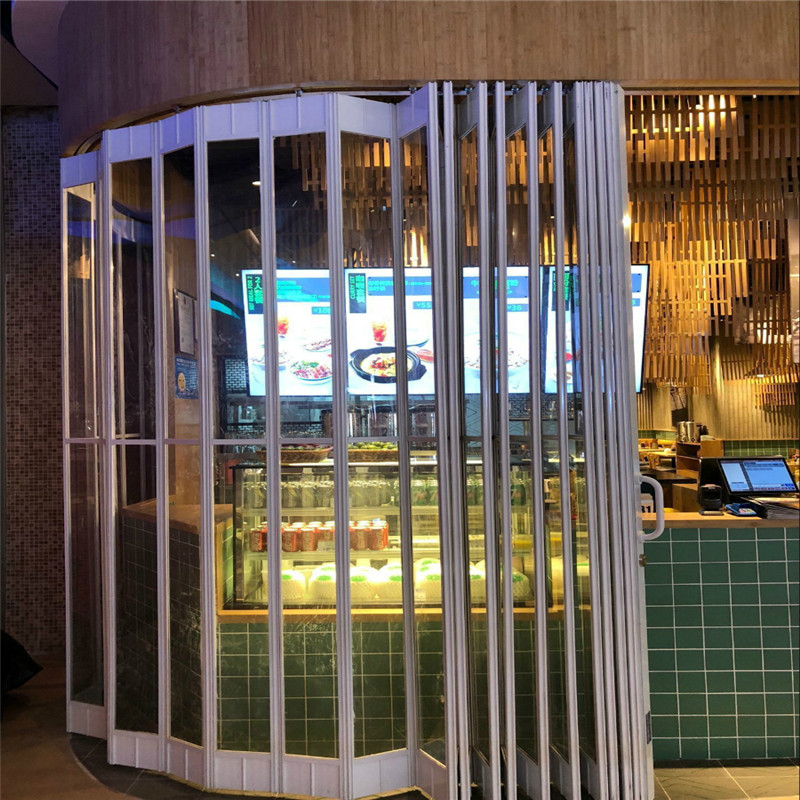 Bifolding 引き戸透明ポリカーボネート折りたたみドアから中国工場