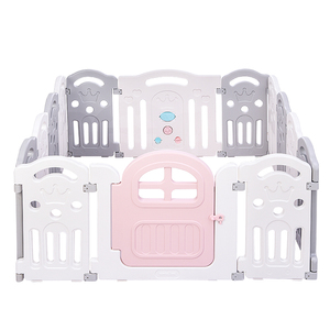Baby Playpen for Babies Playpens Set for Kids 12 Small Panel + Door + Game Panel