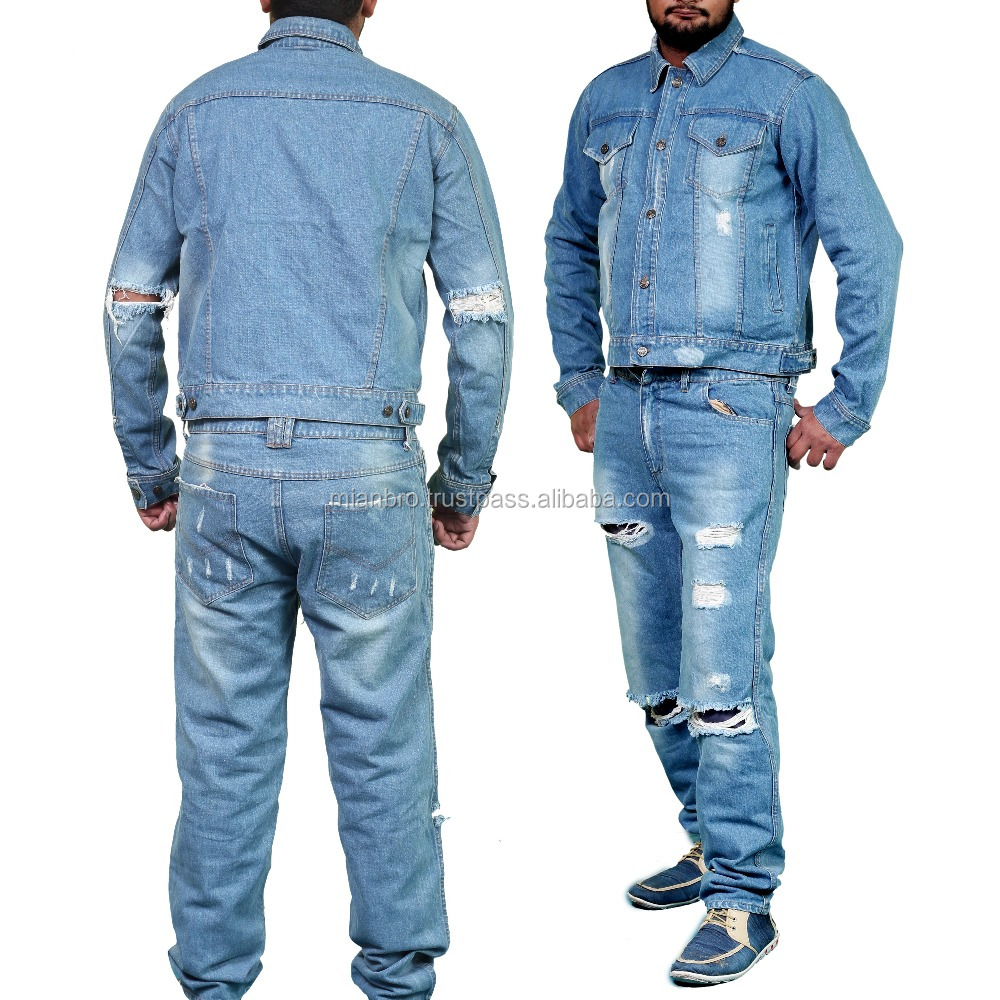 denim on denim suit