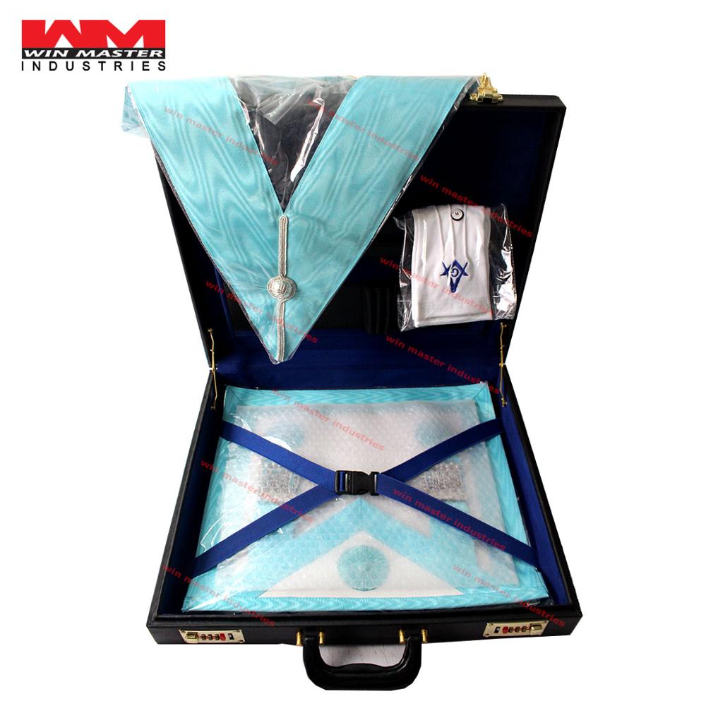 masonic leather briefcase