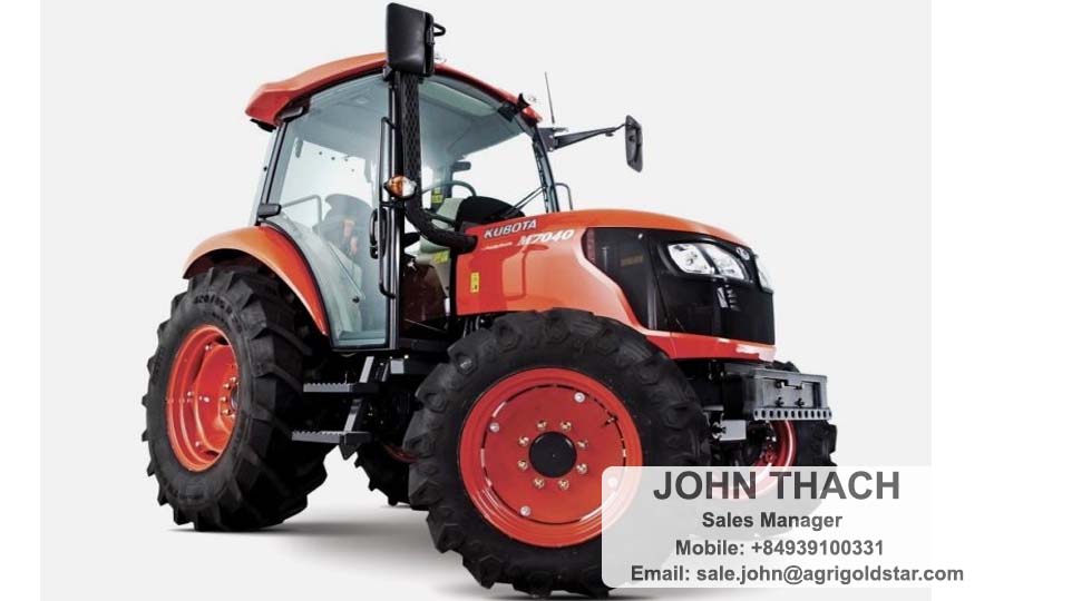 Kubota M7040 Tractor Best price- Engine net power 71 HP