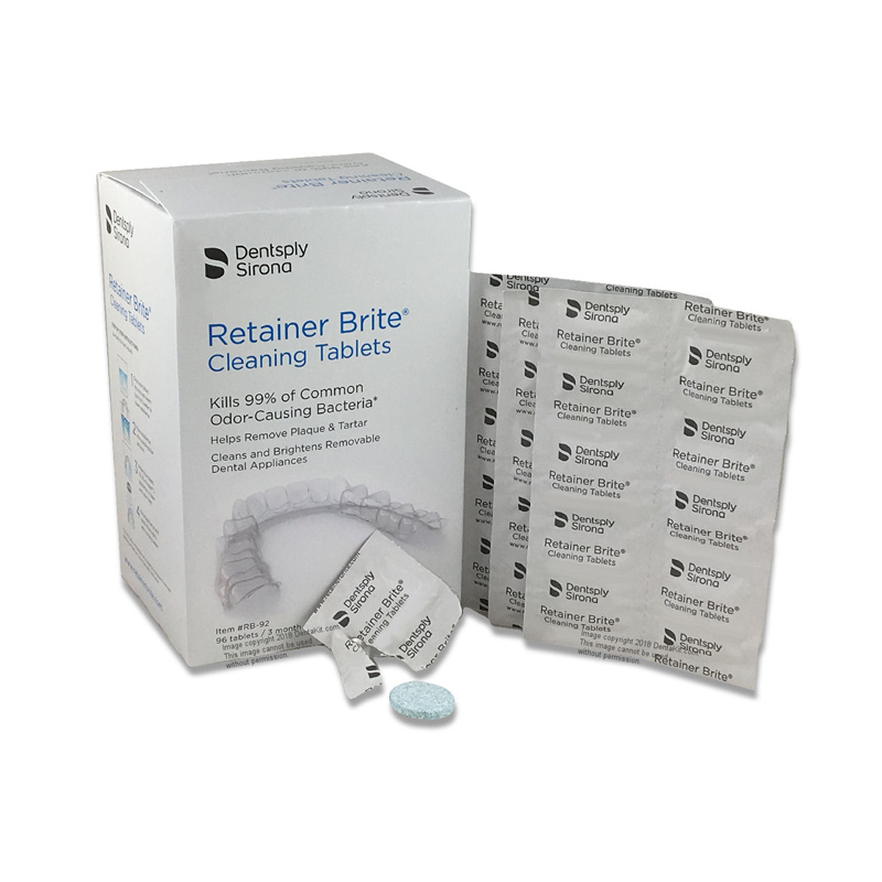 Dentsply фиксатор Brite 96 таблеток 3 месяца поставка уход за зубами уход за полостью рта Чистка таблеток фиксатор Brite