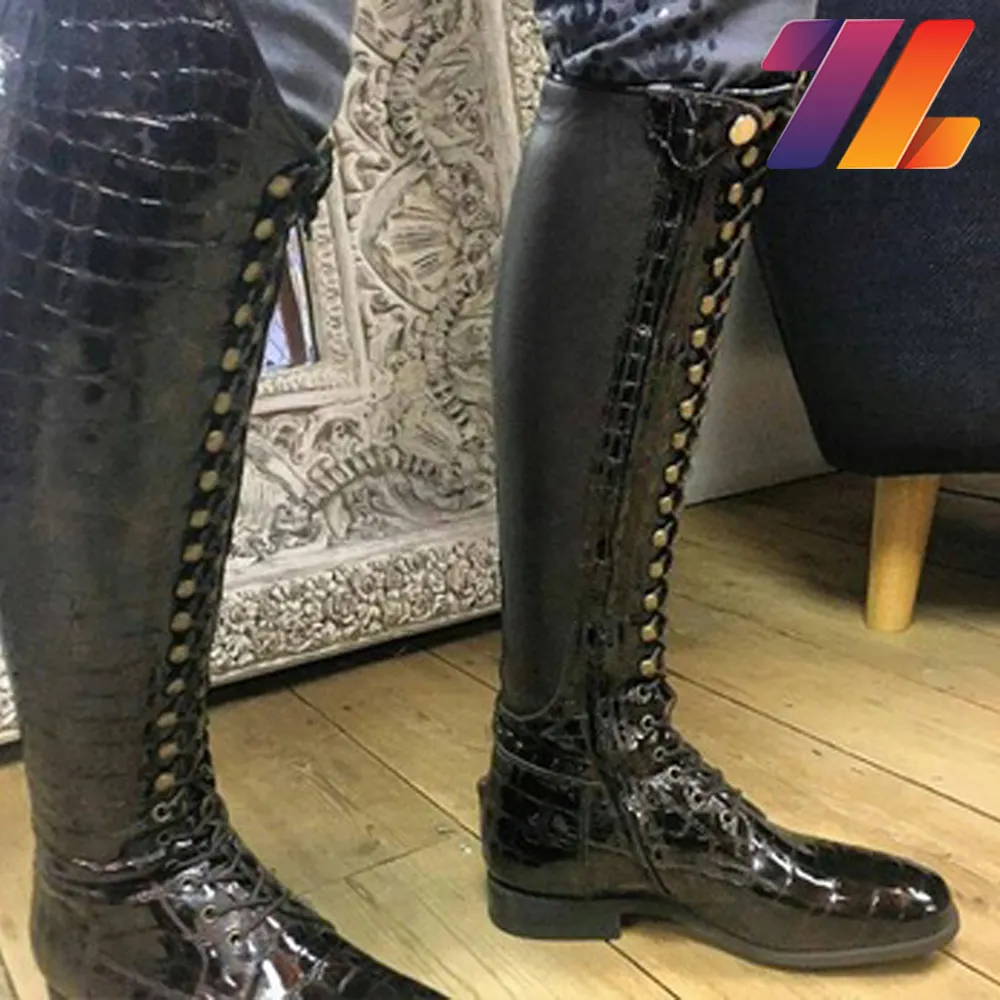 Leather Horse Riding Boot 