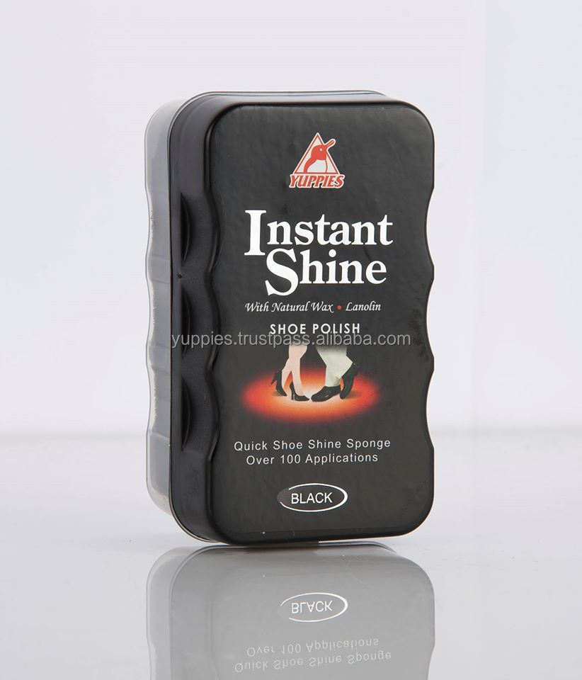 quick shine shoe sponge