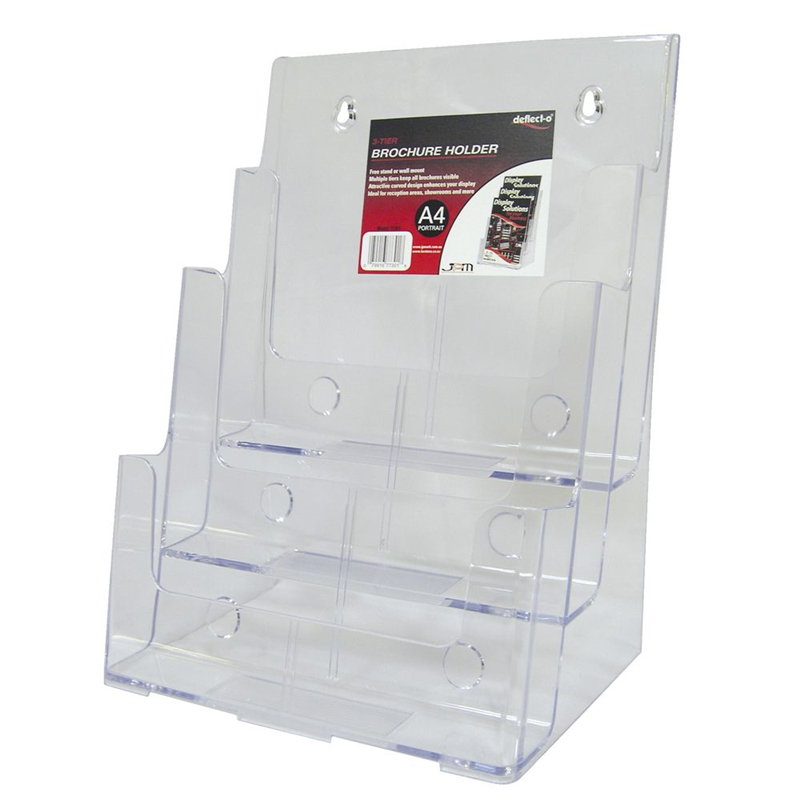 Современный прозрачный акриловый держатель для брошюр