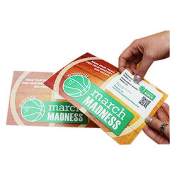 SuperSeal Direct Mail Postcard and Magnet,Economy Direct Mail Magnets,Every Door Magnet Punch-Out Postcard