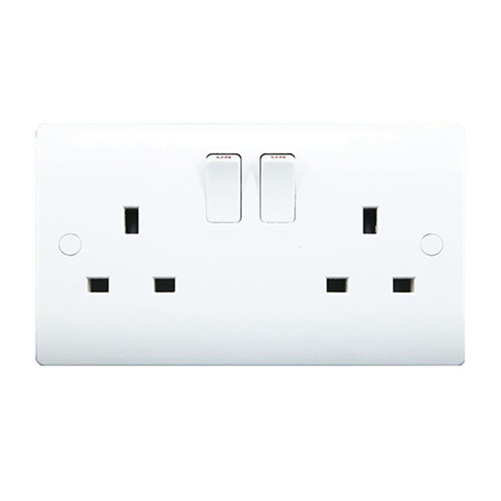 Sinoe Vn036 Bs Certified 13a 2 Gang 2 Way Double Pole Light