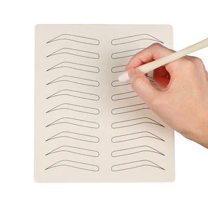 OEM White Blank Natural Silicon Tattoo Practice Skin For Permanent Makeup And Microblading Training and Practice
