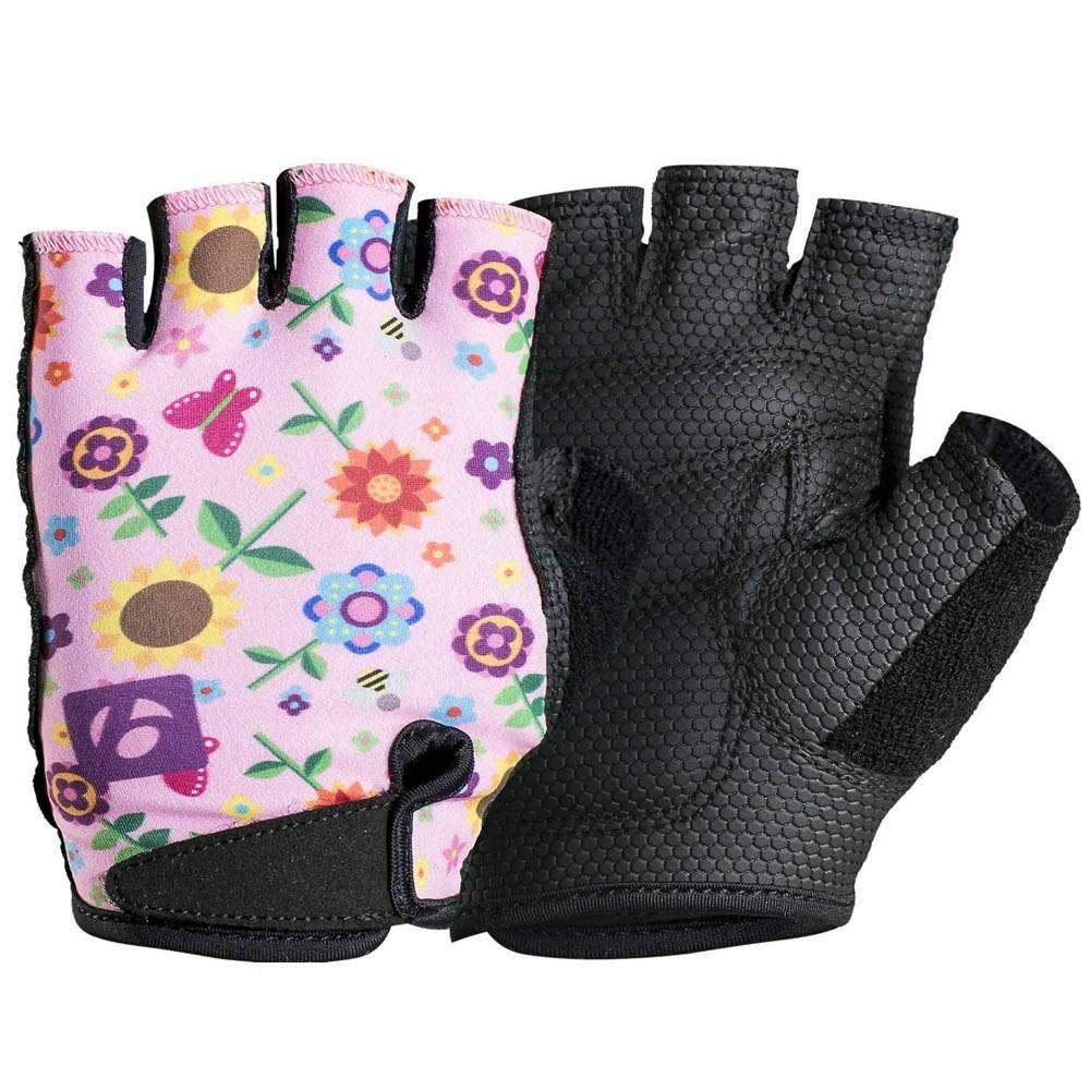For Kids Boy Girls Bike Cycling Gloves Half Finger Breathable Anti-slip Sports
