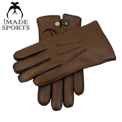 MEN/'S REAL LAMBSKIN SHEEP MESH LEATHER DRIVING POLICE FASHION DRESS GLOVES