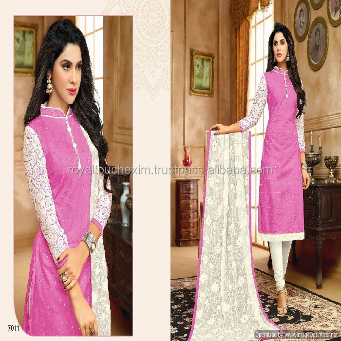 thread work dress designs