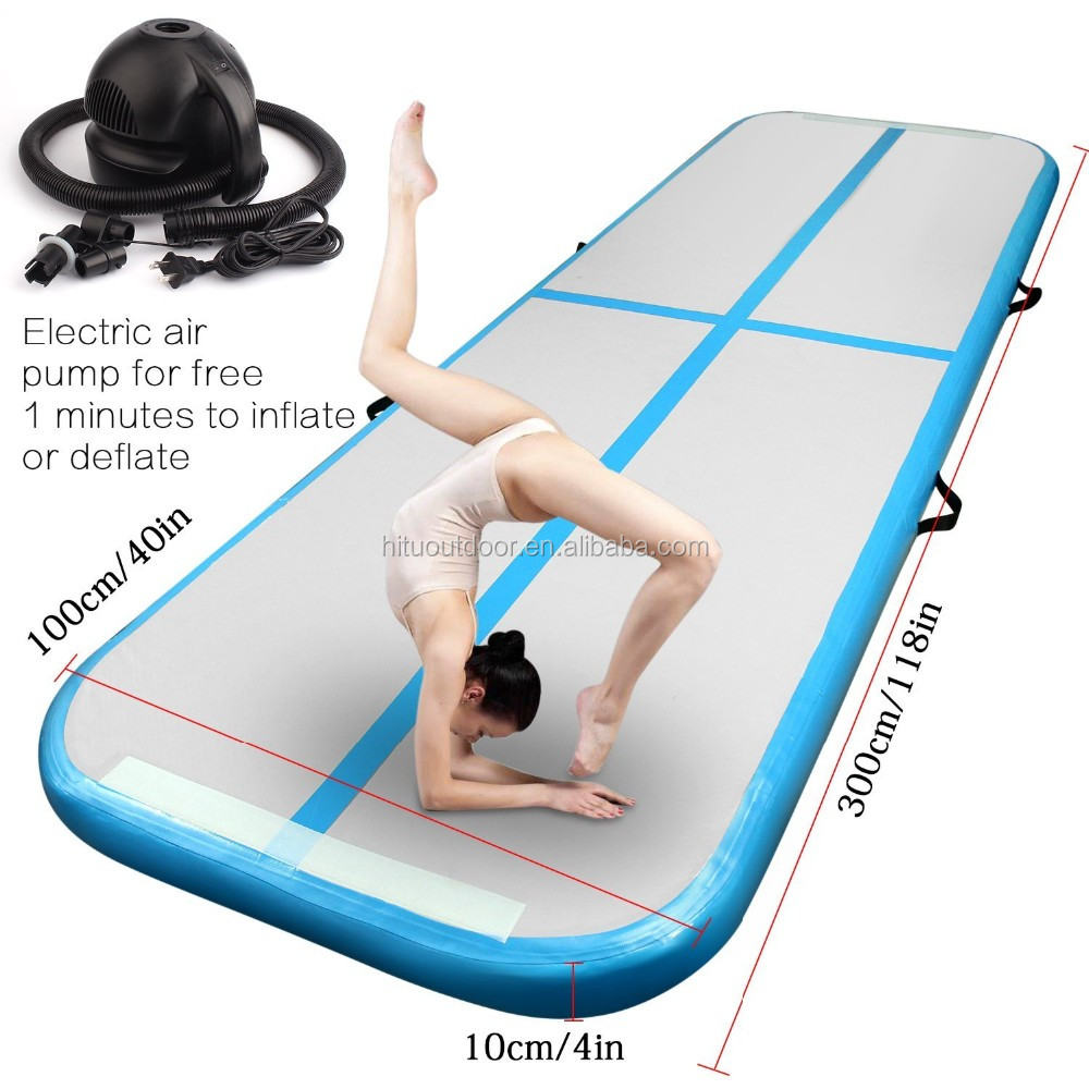 6.6 Ft Inflatable Gym Mats 4 Thick Air Mat Tumble Track For Home/gymnastics/cheer - View #4
