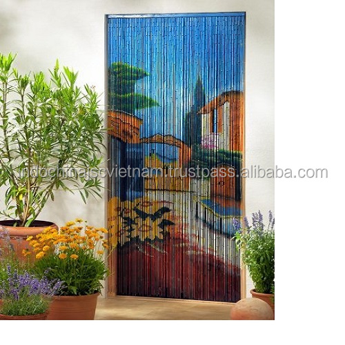 Vietnam Beautiful Hanging Bamboo Beads Door Curtains Wholesale