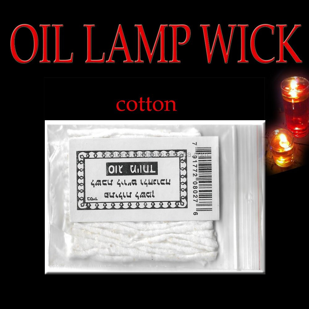 Белый Хлопковый светильник фитиль